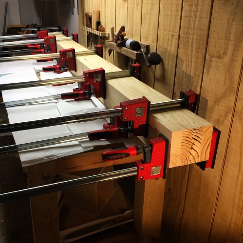 Laminated Assembly in Clamps