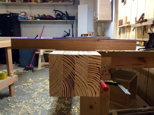 The winding sticks are showing a fair amount of twist