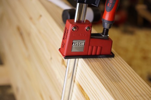 Roubo Benchtop Clamped Up