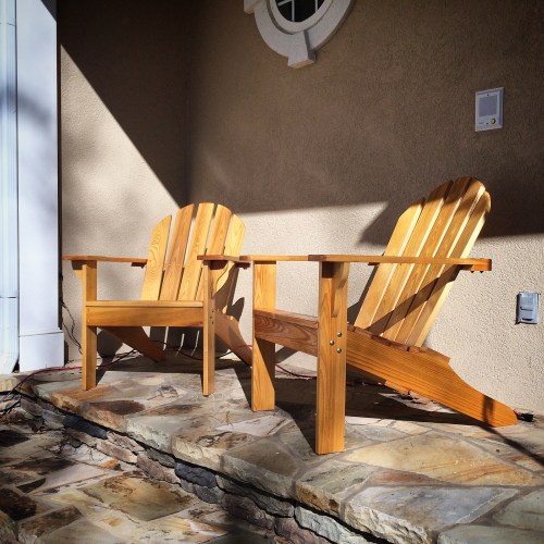 Adirondack Chairs with Epifanes Marine Varnish
