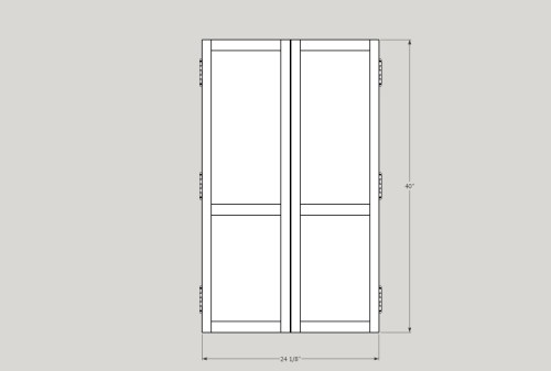 Hanging Tool Cabinet - Front